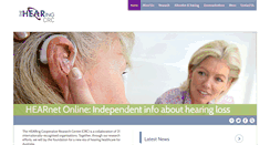 Desktop Screenshot of hearingcrc.org